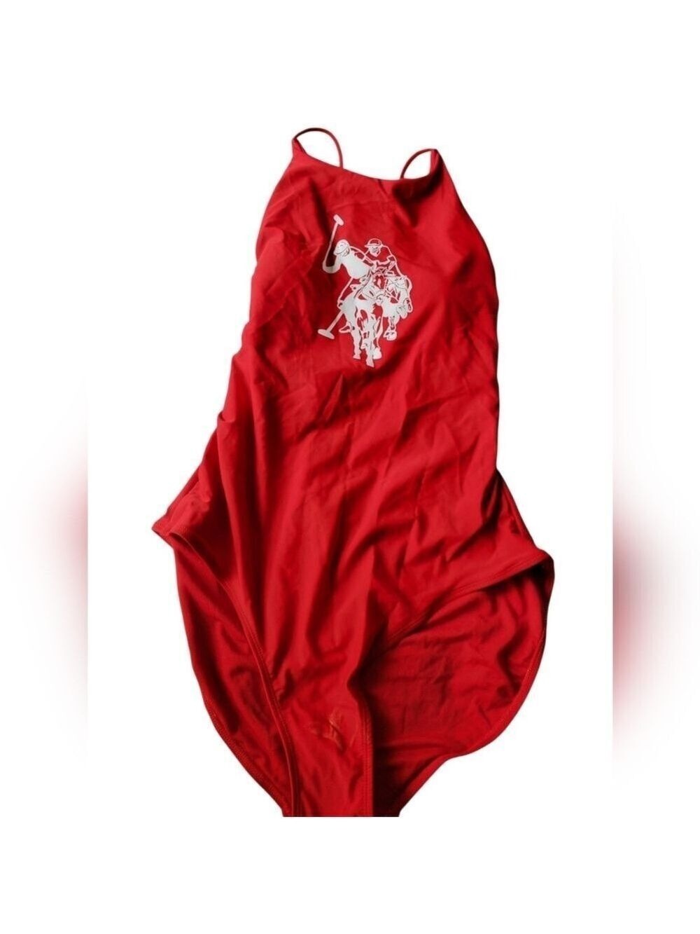 U.S. Polo Assn. Red Swimsuit with Iconic Logo XL NWT
